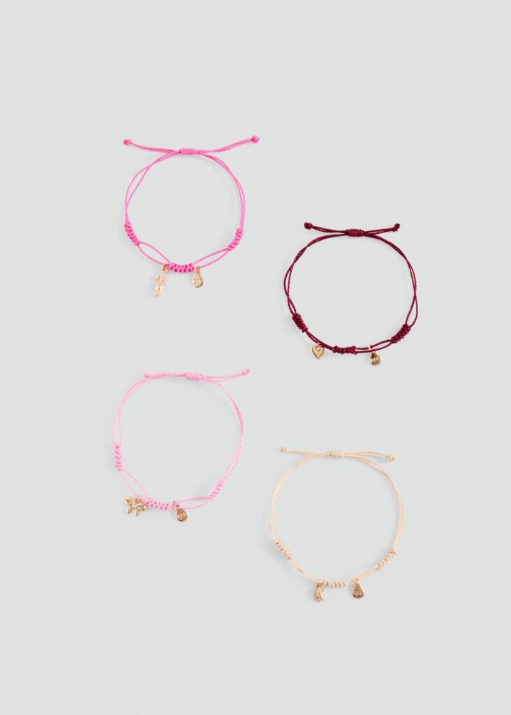 Pack de 4 pulseiras best friends