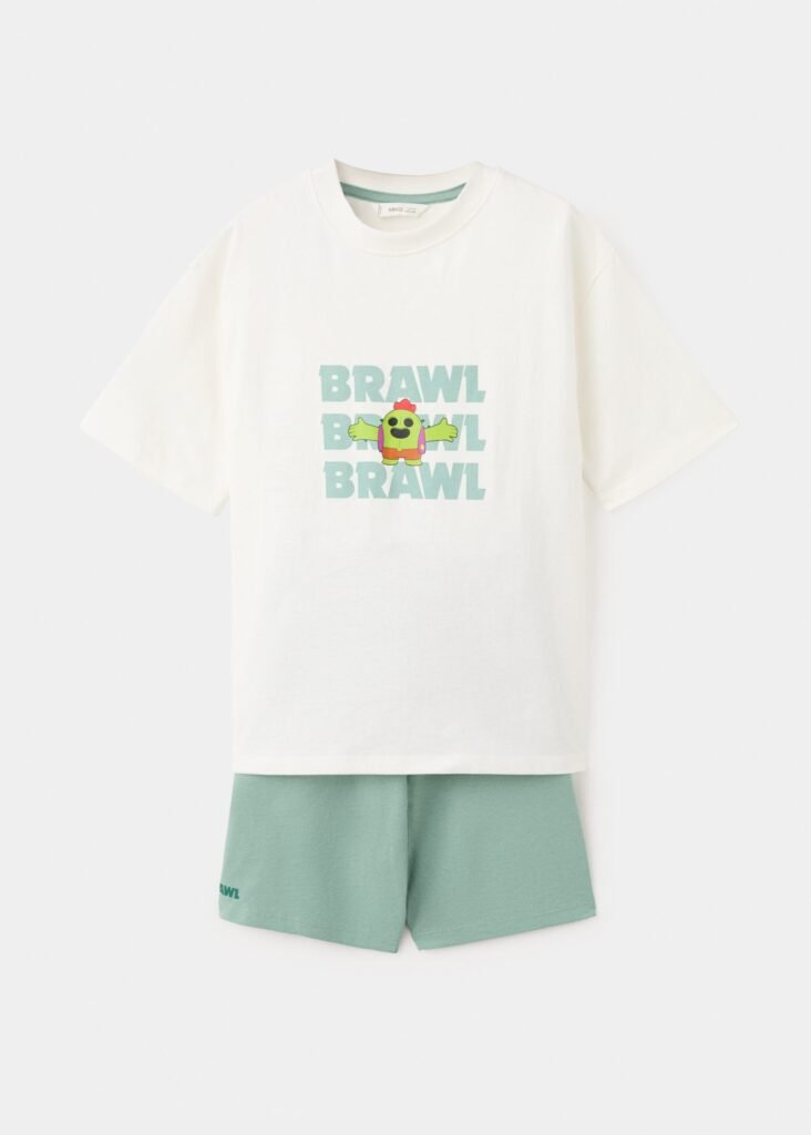 Pijama curto do Brawl Stars