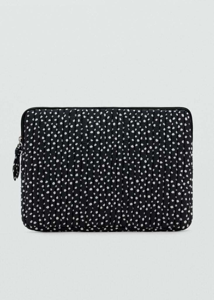 Capa para portátil com estampado de manchas