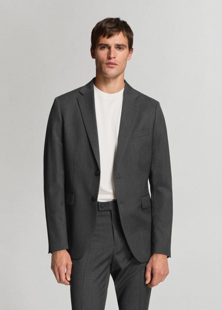 Blazer de fato Turín de 100% lã virgem