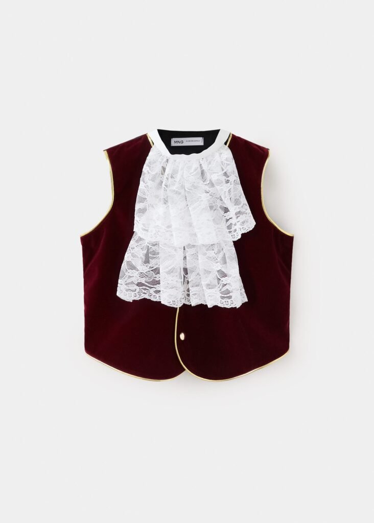 Conjunto de colete de Halloween do Drácula