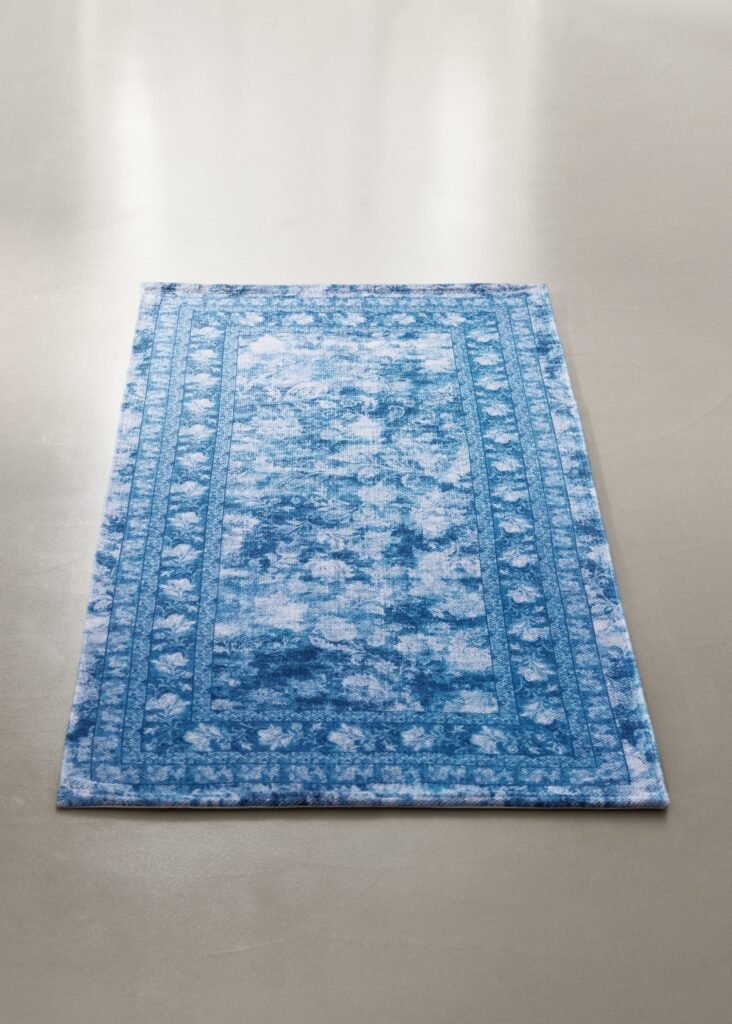 Tapete estampado de 100% algodão tamanho pequeno