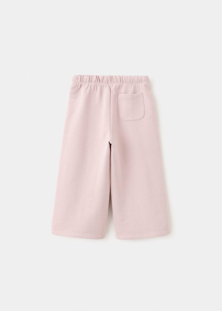 Calças jogger com detalhe de costuras