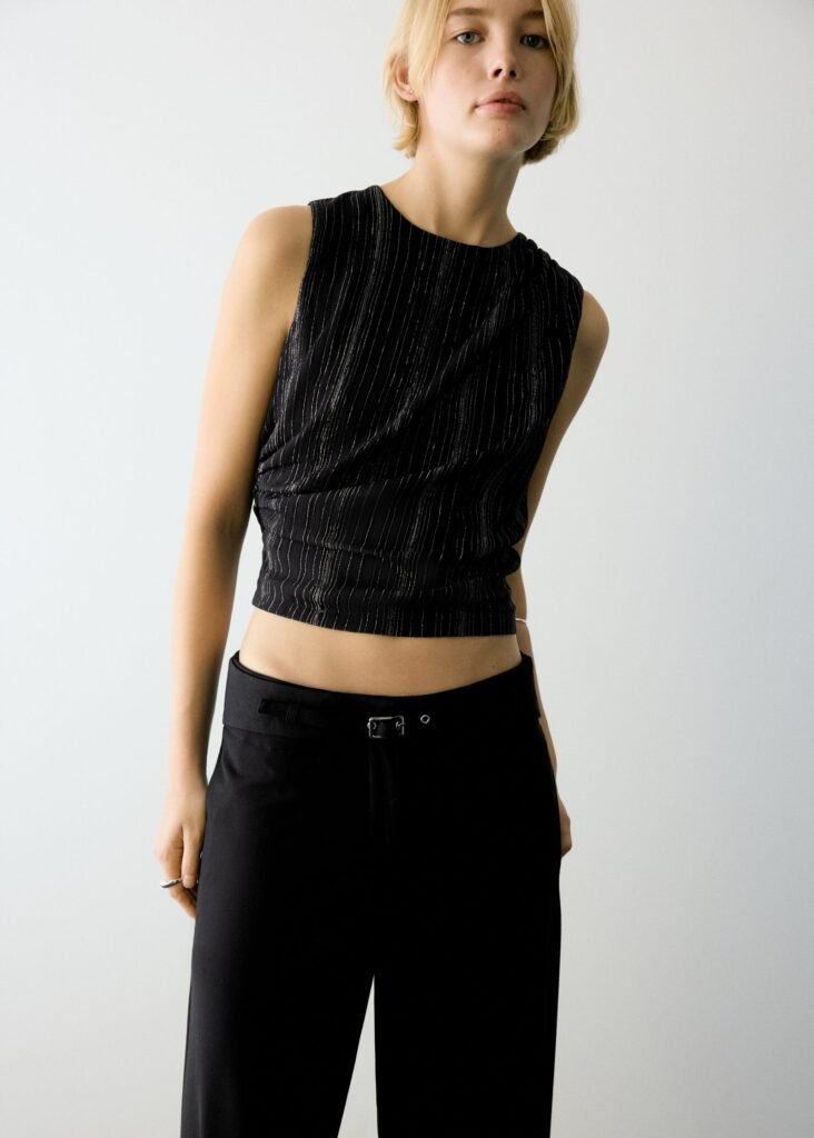 Top de gaze lurex