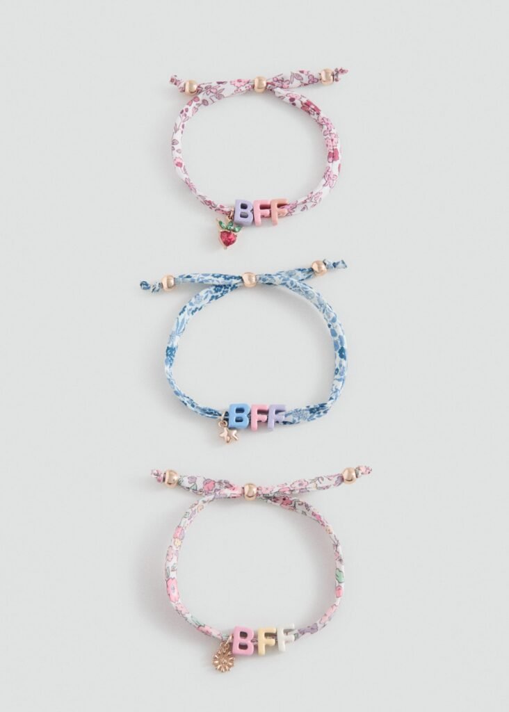 Pack de 3 pulseiras best friend