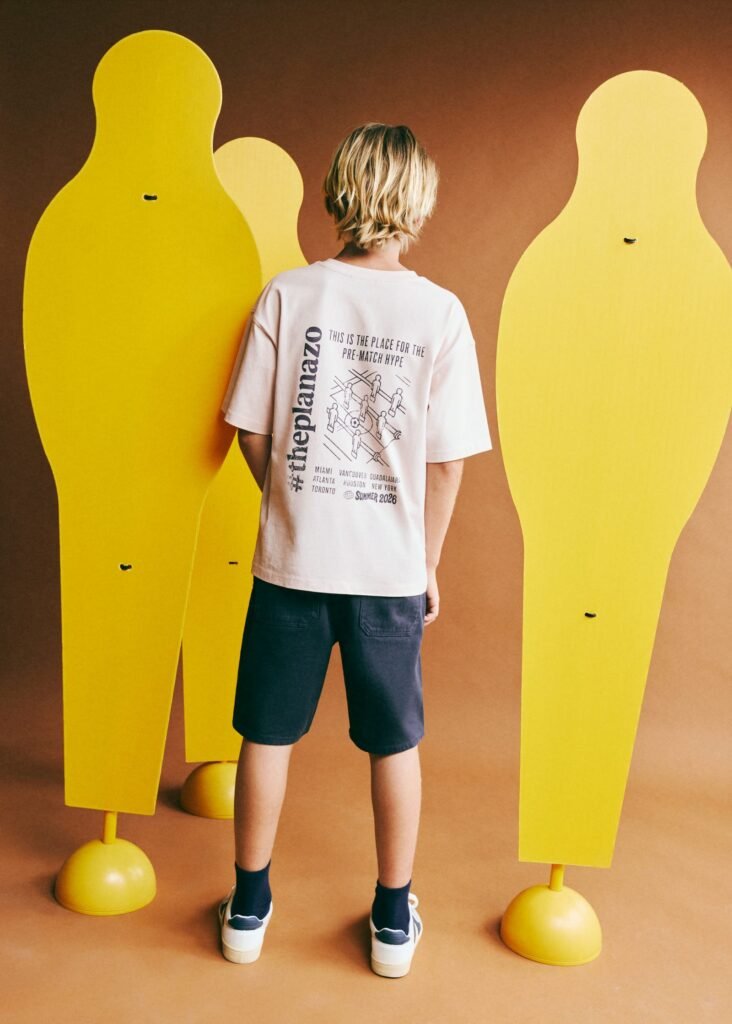 T-shirt de algodão oversized estampada
