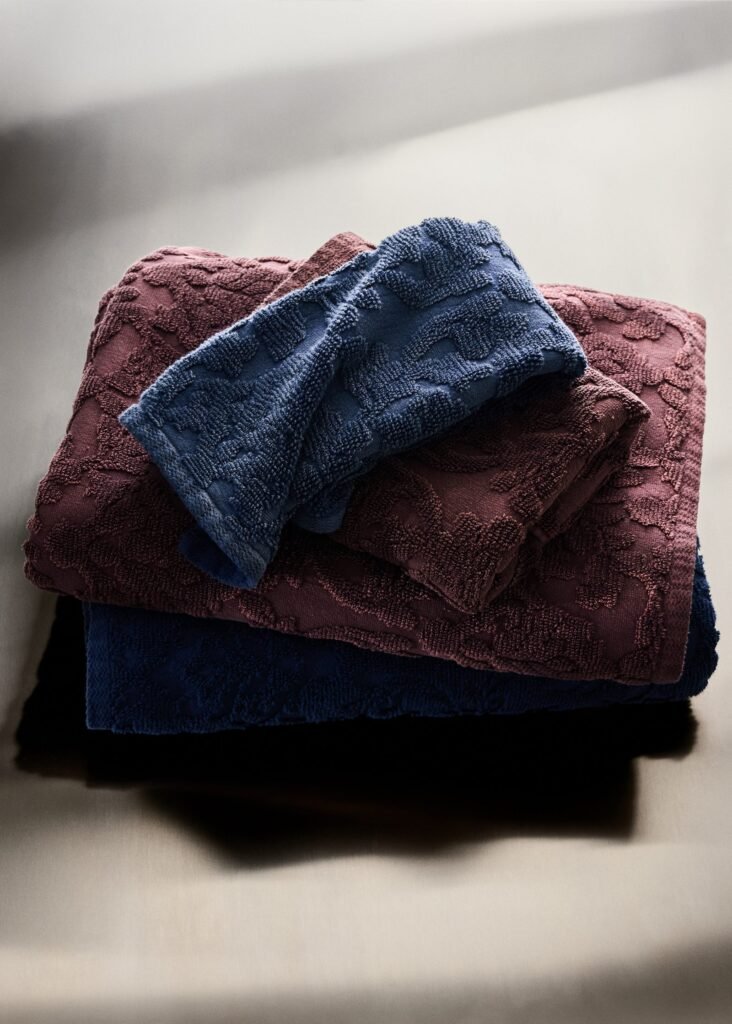 Toalha de banho de jacquard de algodão