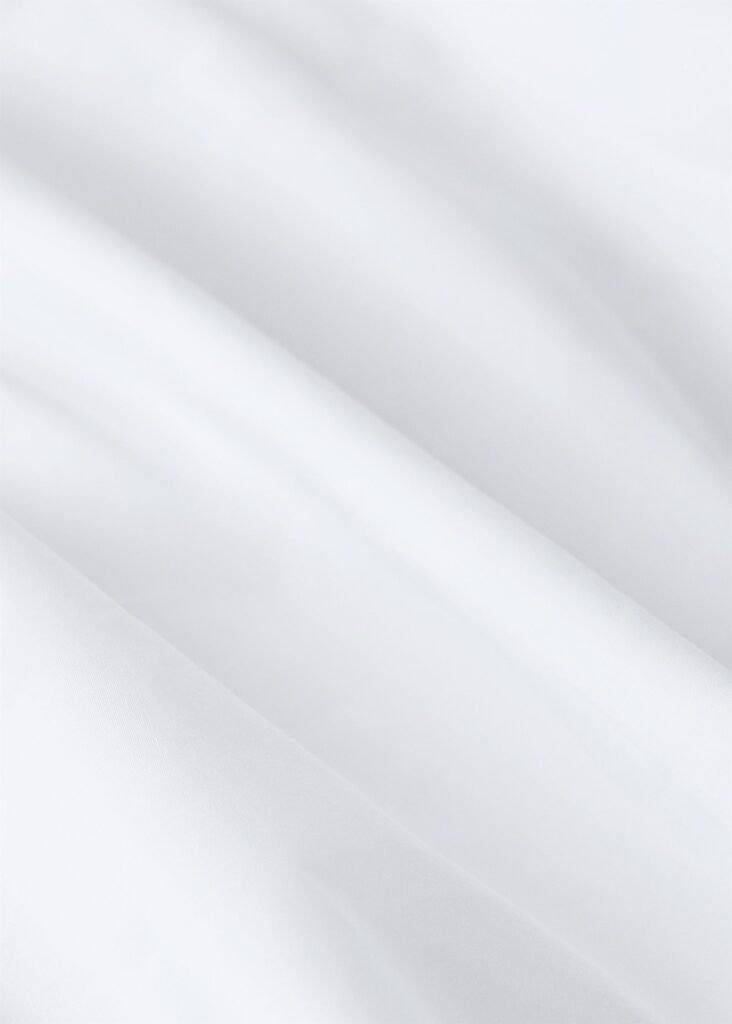 Lençol de baixo de percal de 300 fios Cama de 150 cm | 30 cm