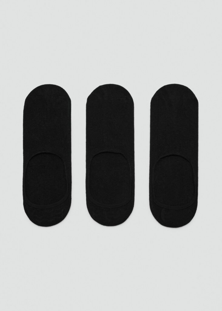 Pack de 3 meias invisíveis