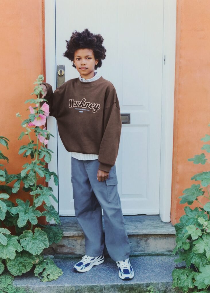 Sweatshirt oversize estampada