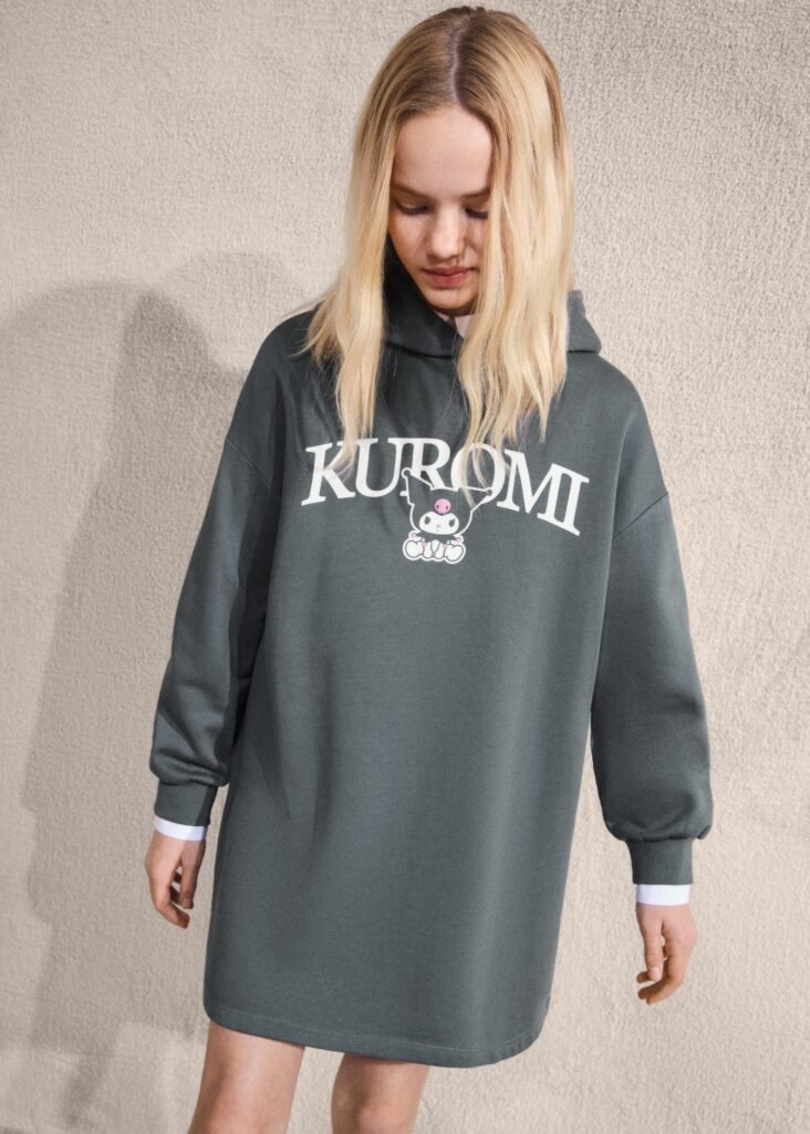 Vestido sweatshirt da Kuromi