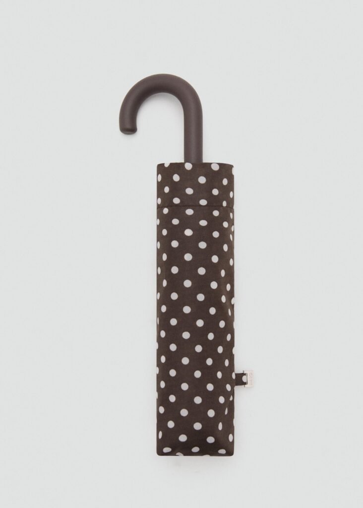 Guarda-chuva estampado de minibolas