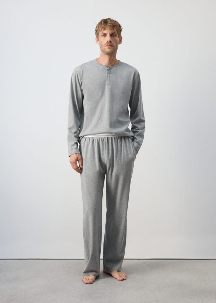Pack de pijama comprido de algodão