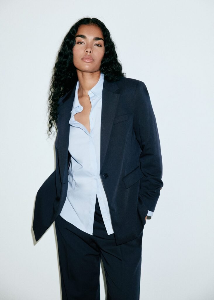 Blazer de fato justo