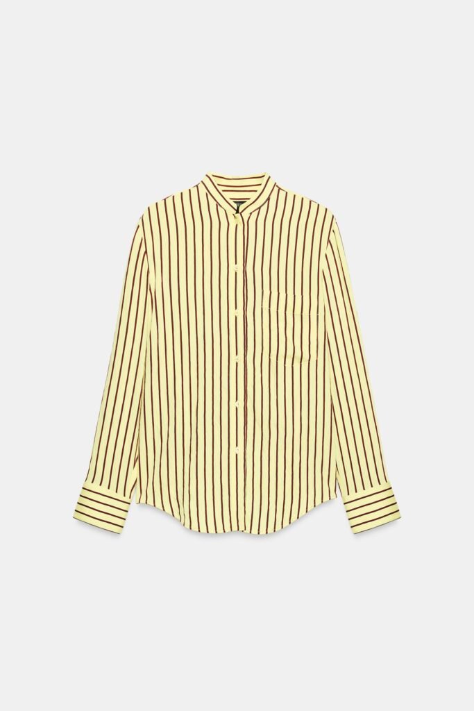 CAMISA DE RISCAS COM BOLSO ZW COLLECTION