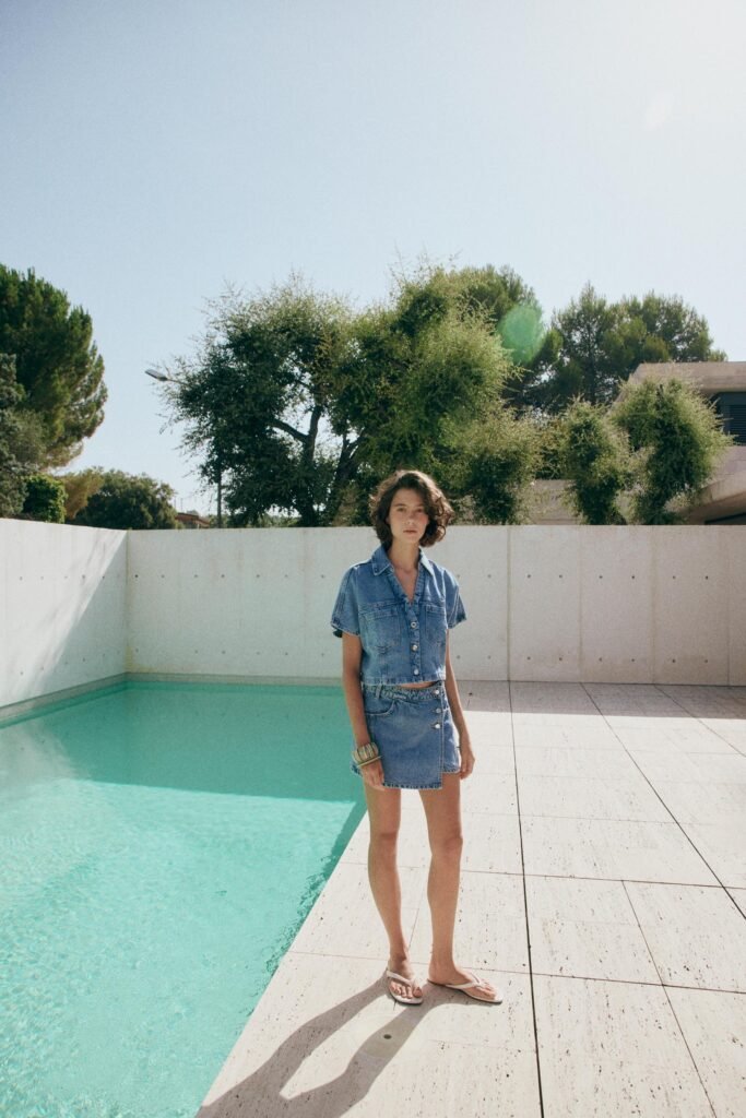 CAMISA Z1975 CURTA EM DENIM