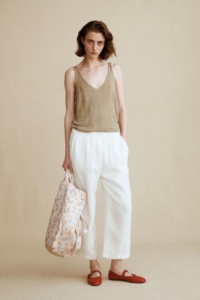 CALÇAS 100% LINHO CREATED BY CARAMEL LONDON X ZARA