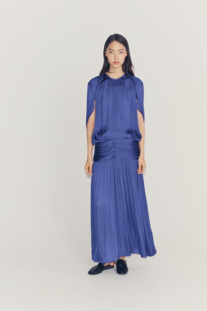VESTIDO DRAPEADO FAJIN ZW COLLECTION