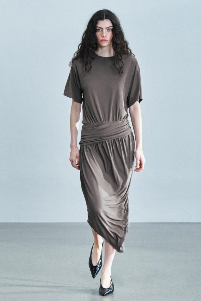 VESTIDO DRAPEADO