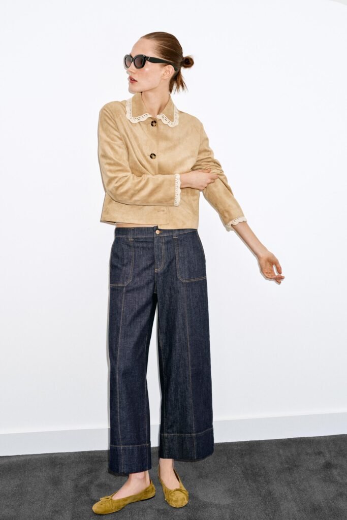 JEANS Z1975 CALÇAS CULOTTE CINTURA MÉDIA
