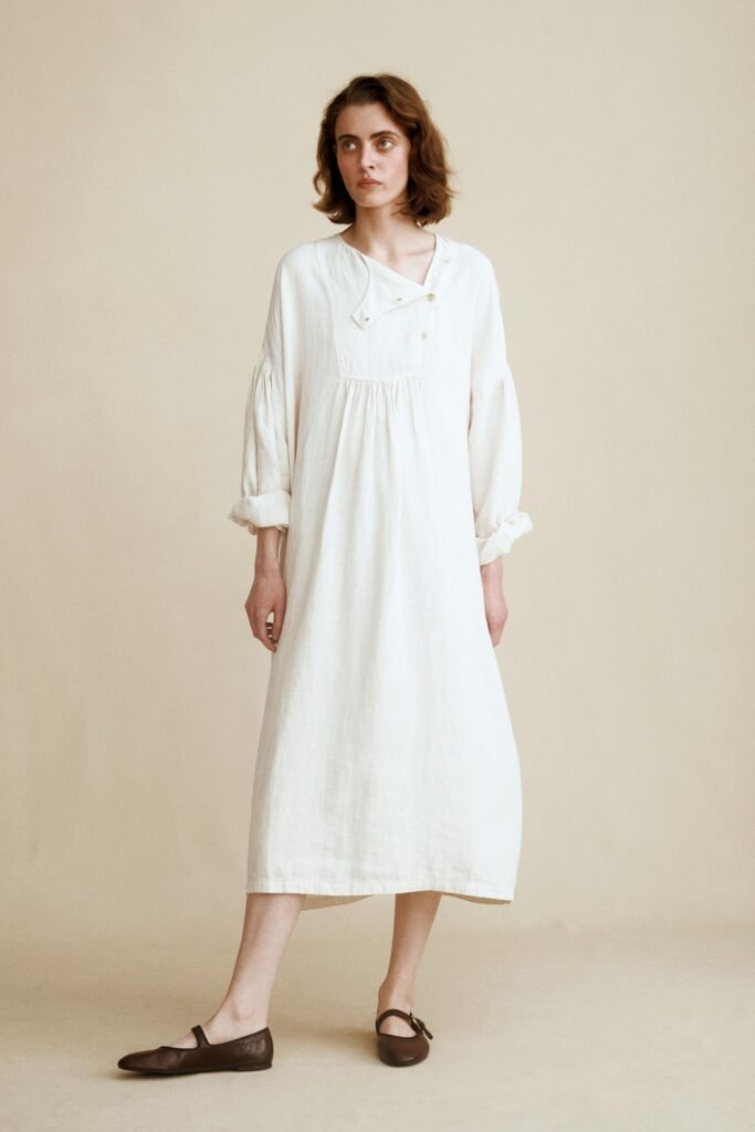 VESTIDO LINHO 100% CREATED BY CARAMEL LONDON X ZARA