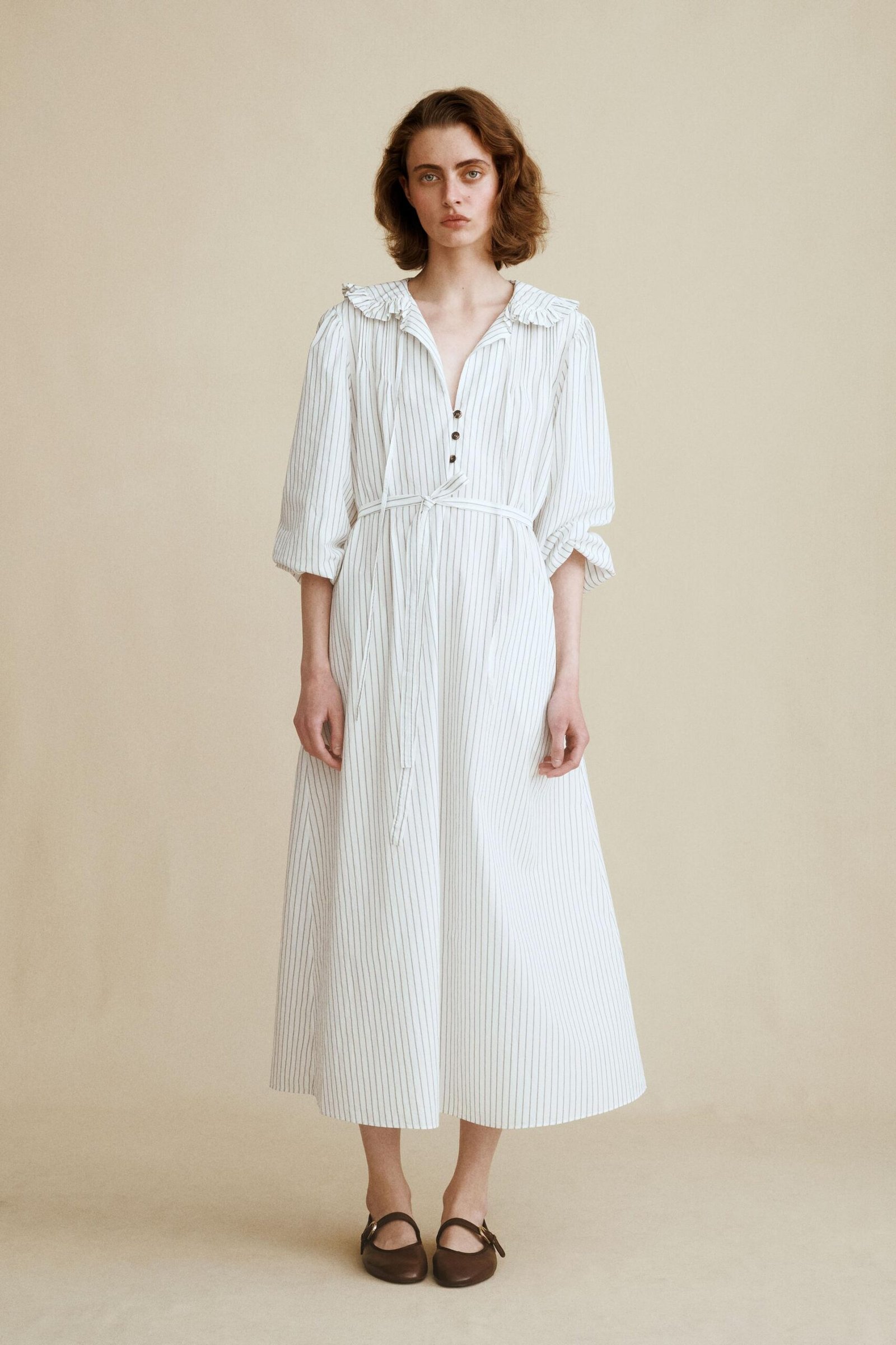 VESTIDO ÀS RISCAS CREATED BY CARAMEL LONDON X ZARA
