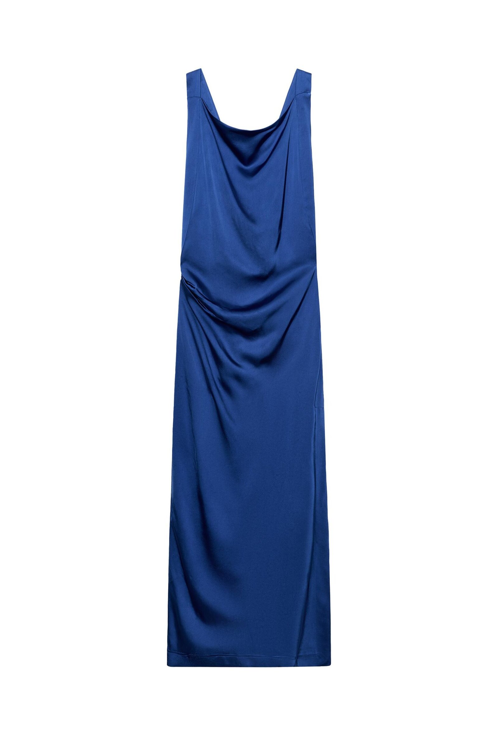 VESTIDO ACETINADO DRAPEADO ZW COLLECTION - Image 8