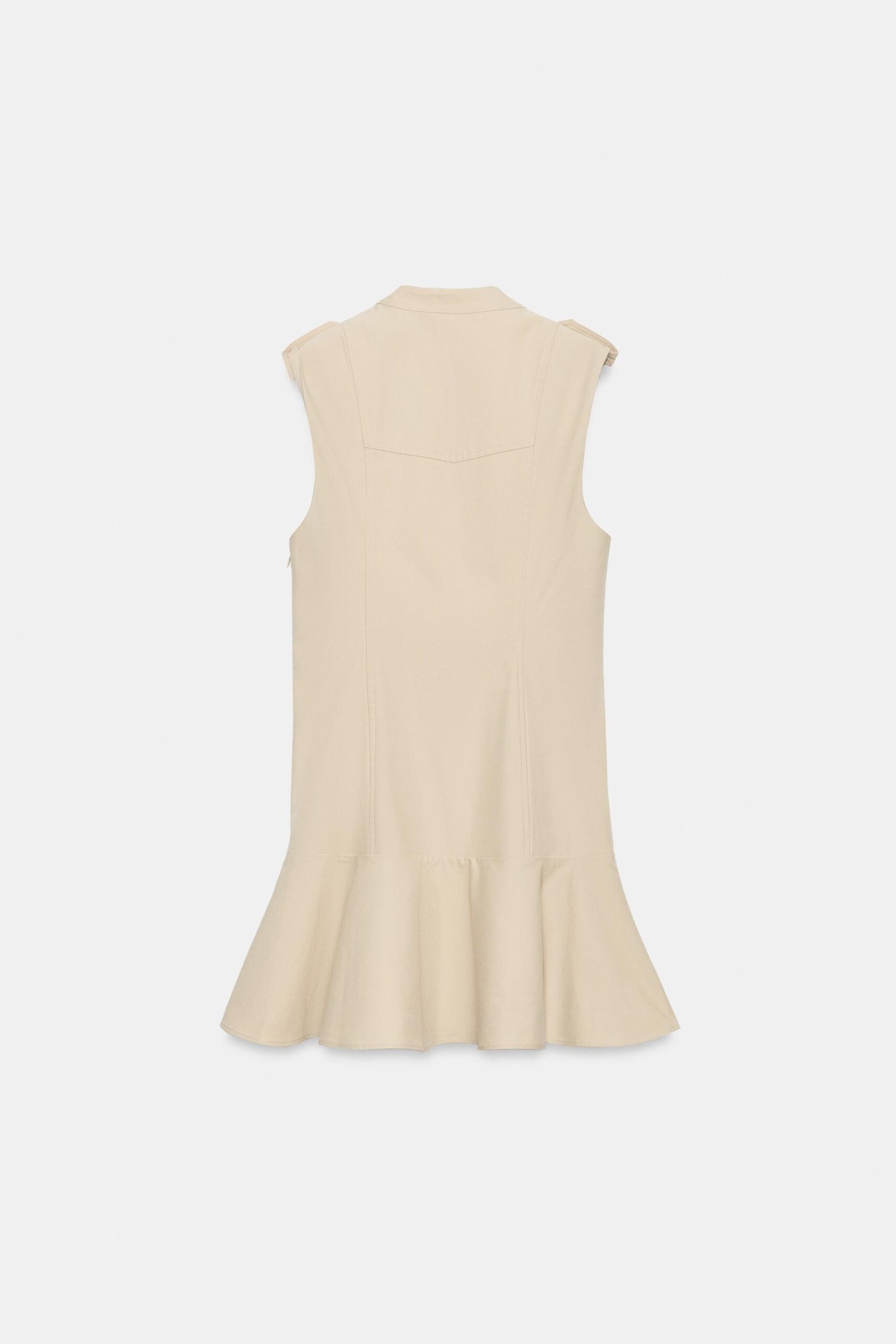 VESTIDO MINI COM BOTÕES E FOLHO - Image 7