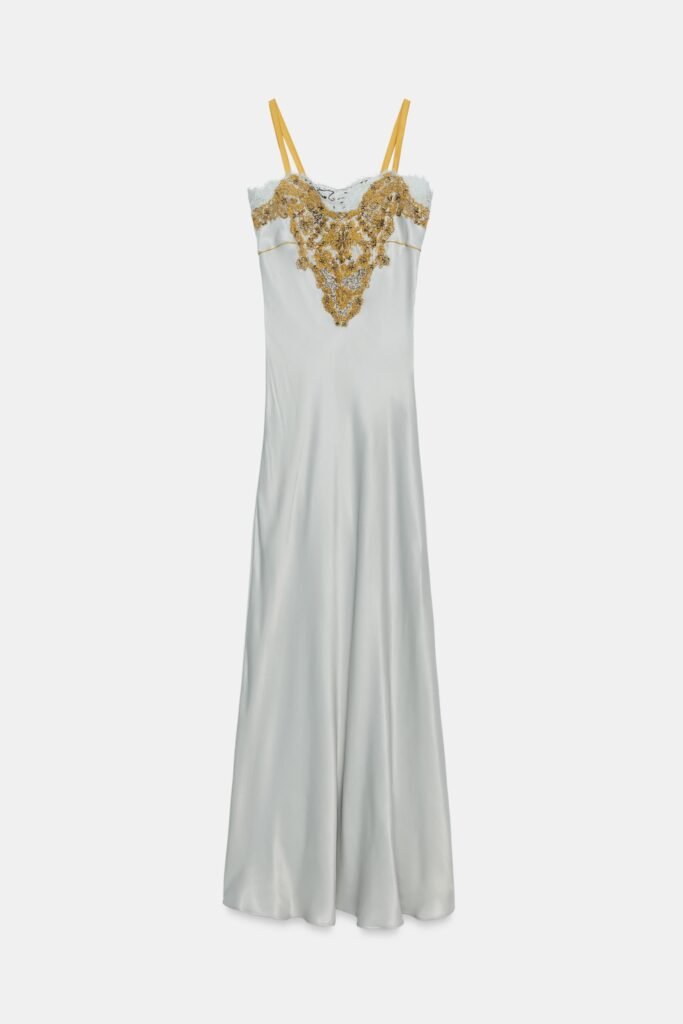 VESTIDO COMPRIDO RENDADO ZW COLLECTION