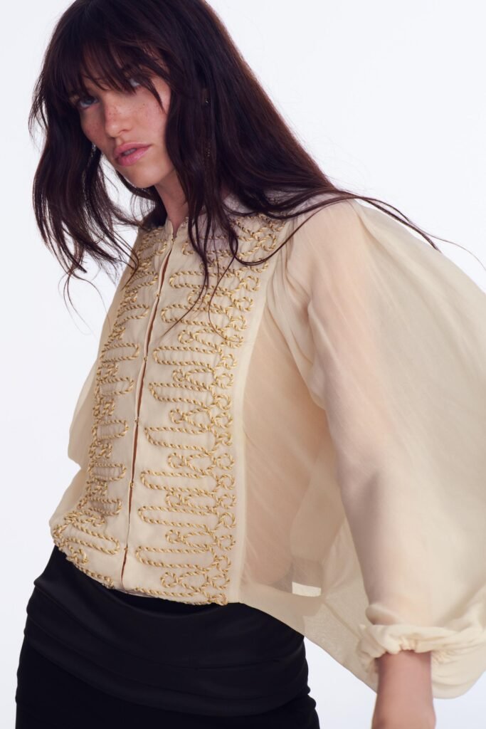 BLUSA ROMÂNTICA ALAMAR ZW COLLECTION
