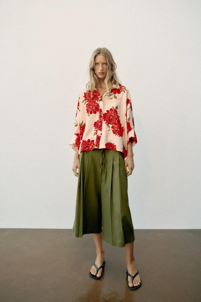 CAMISA COM ESTAMPADO FLORAL