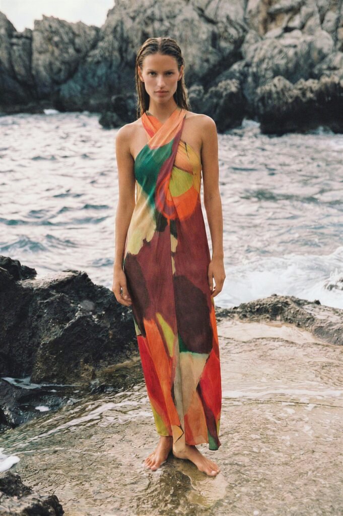 VESTIDO COMPRIDO ESTAMPADO