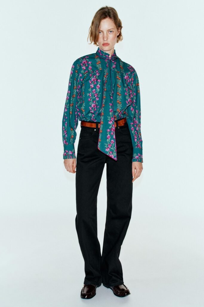 CAMISA GLOBO COM ESTAMPADO FLORAL