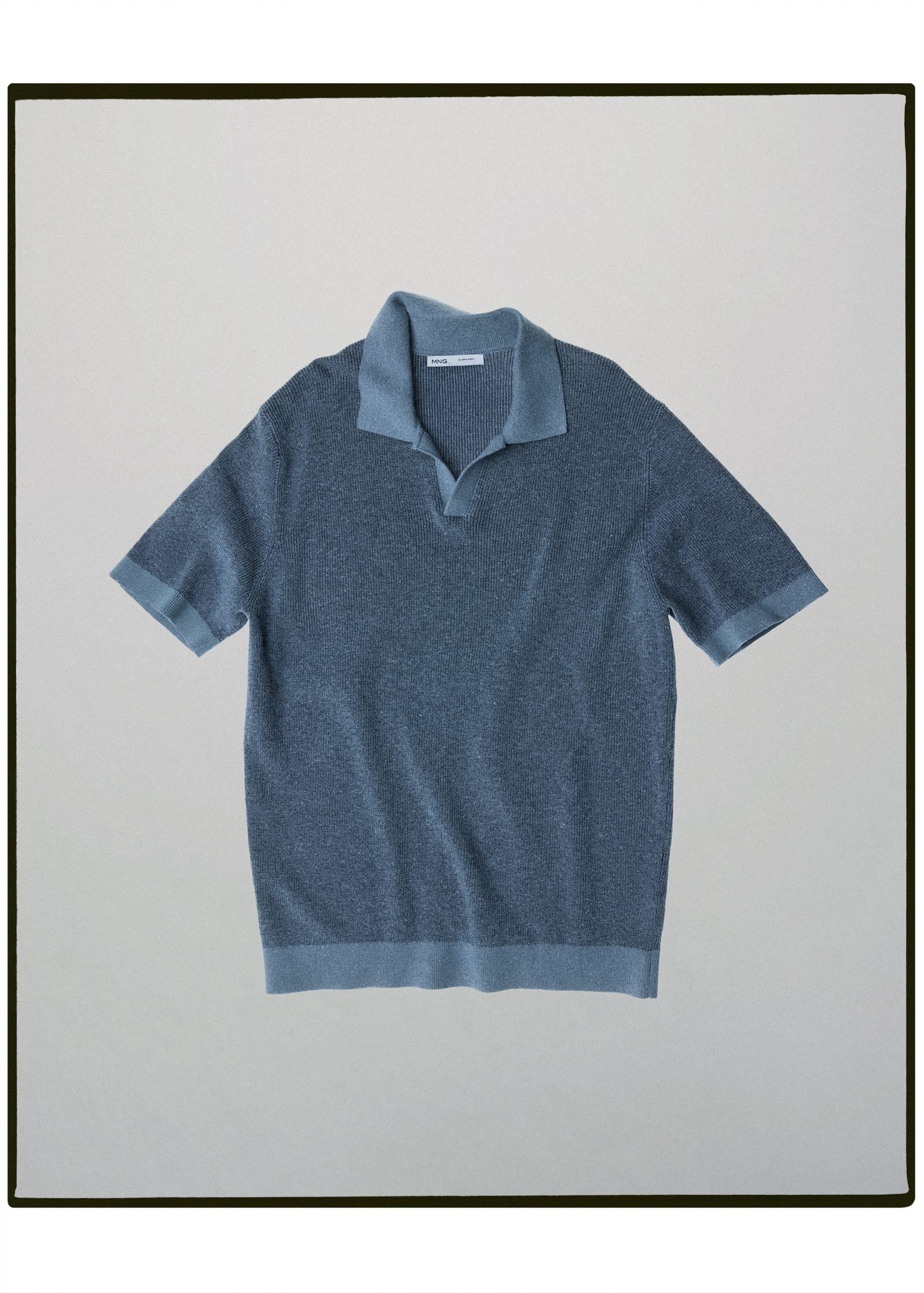 Polo em mistura de algodão, fio Pinori Filati - Image 9