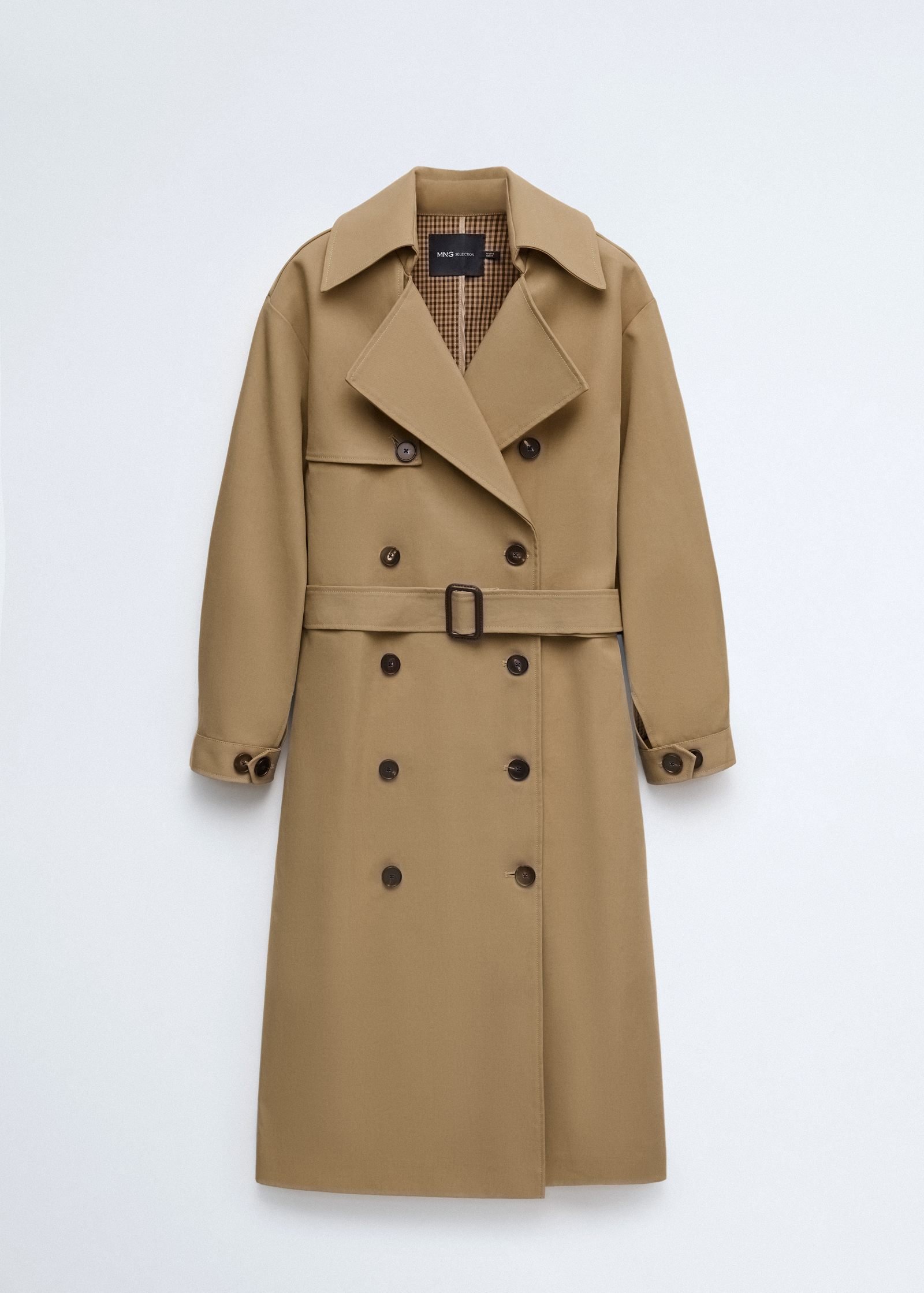 Trench de liocel com cinto - Image 8