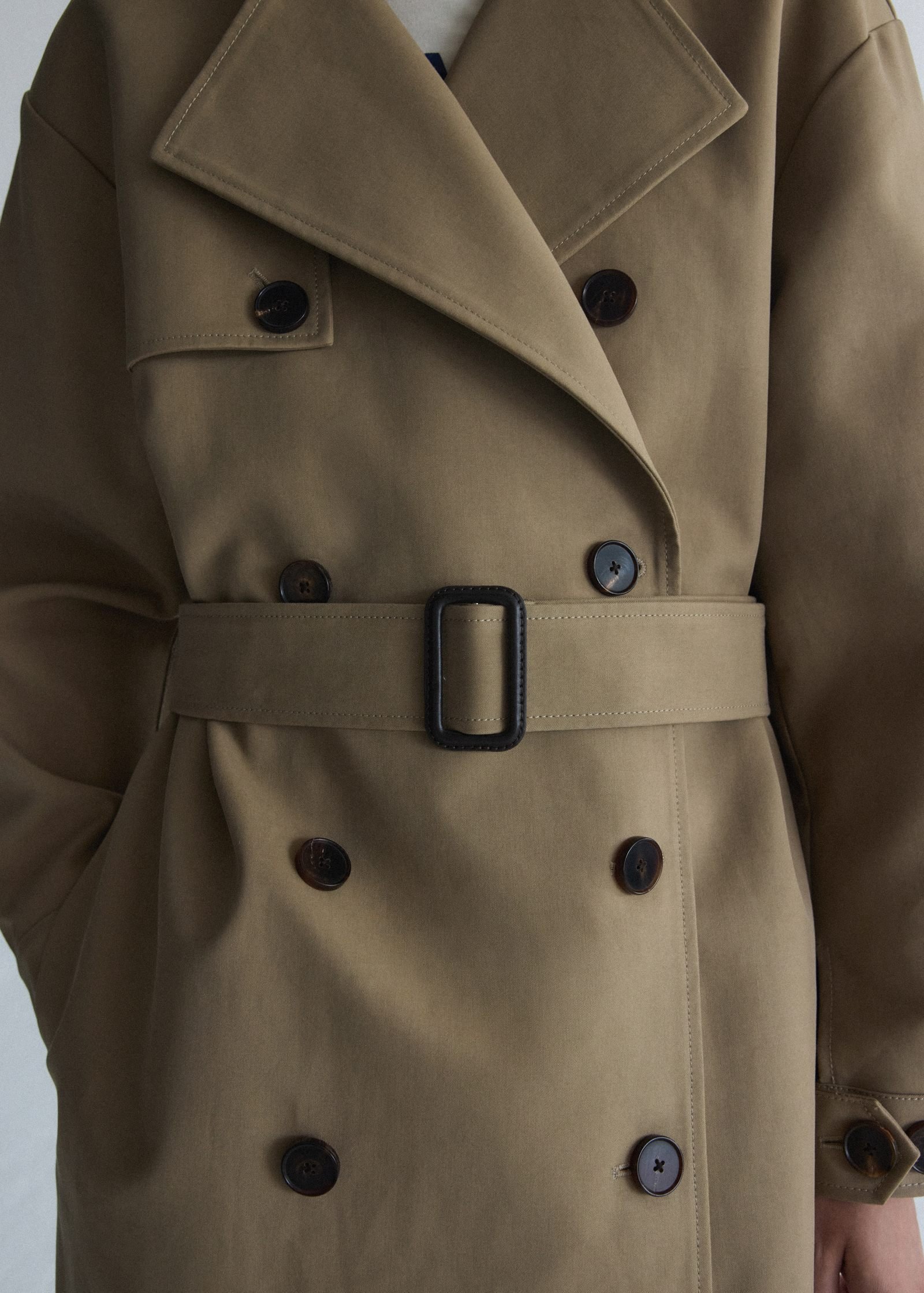 Trench de liocel com cinto - Image 7