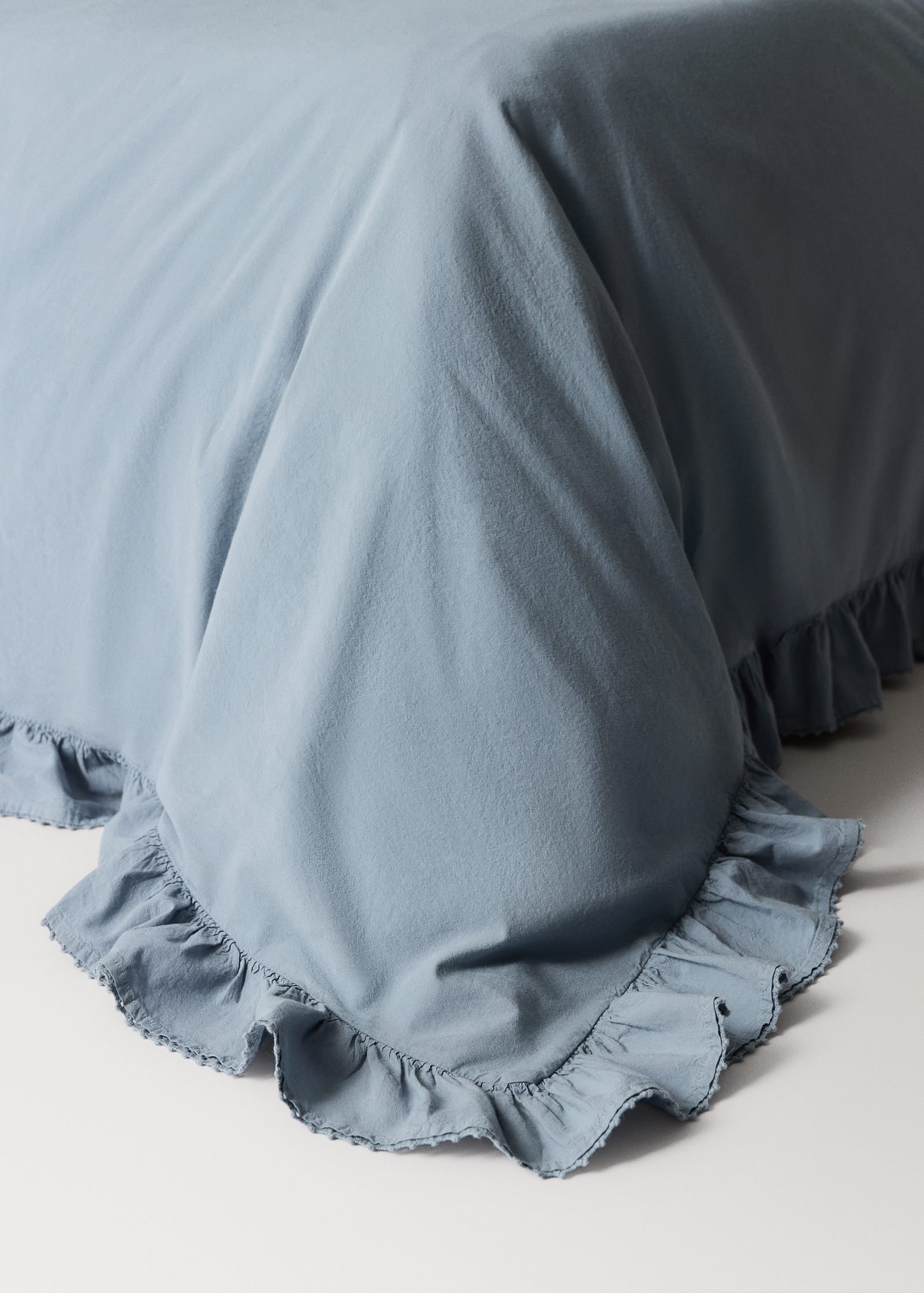 Capa de edredão de algodão lavado com acabamento de voile Cama 150/160 cm - Image 6