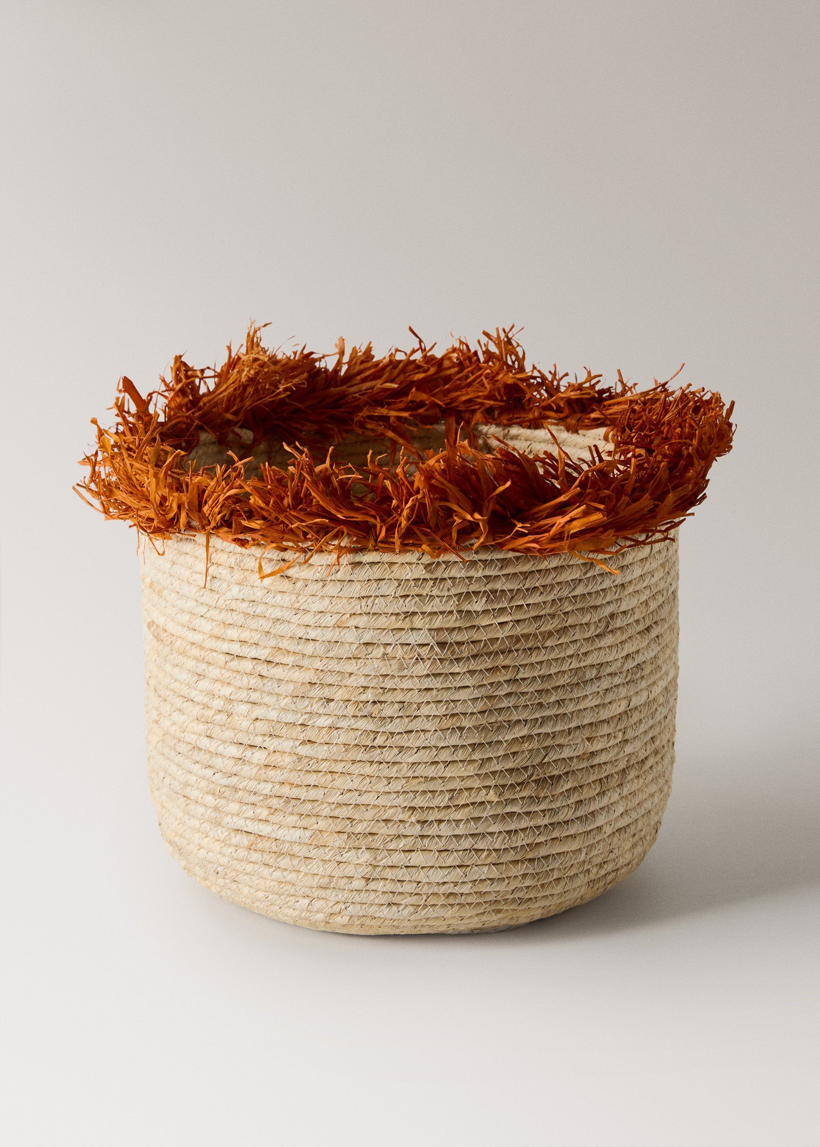 Cesta com detalhe de franja tamanho pequena - Image 8
