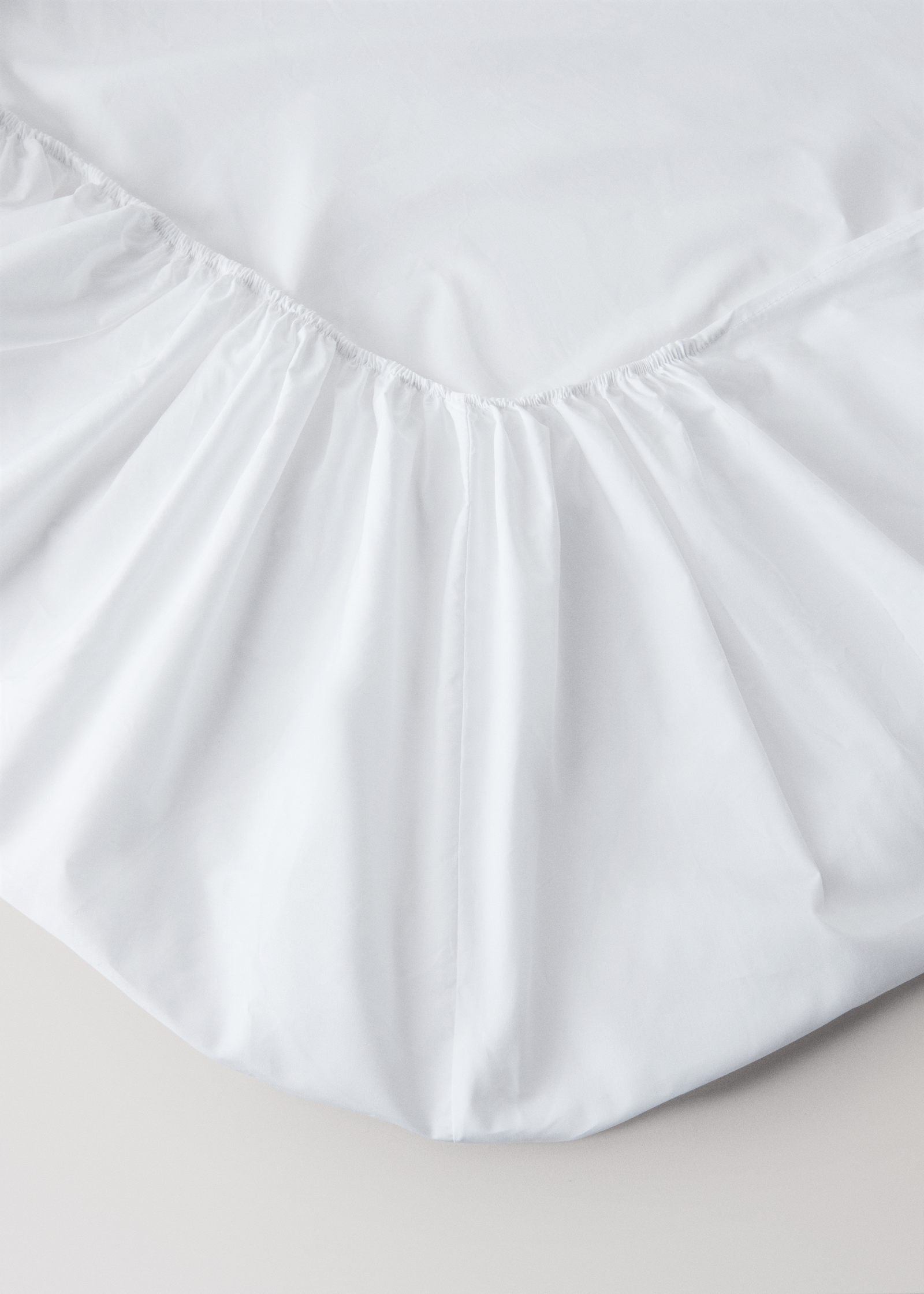 Lençol de baixo de percal de 300 fios Cama de 180 cm | 40 cm - Image 2