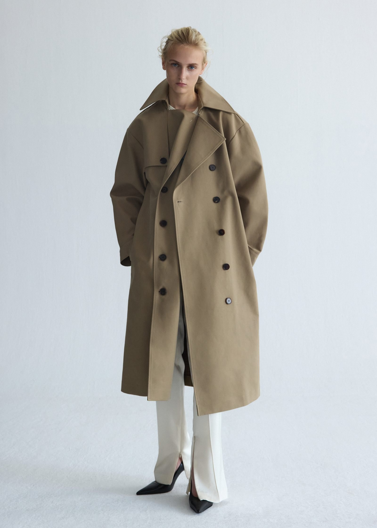 Trench de liocel com cinto - Image 2