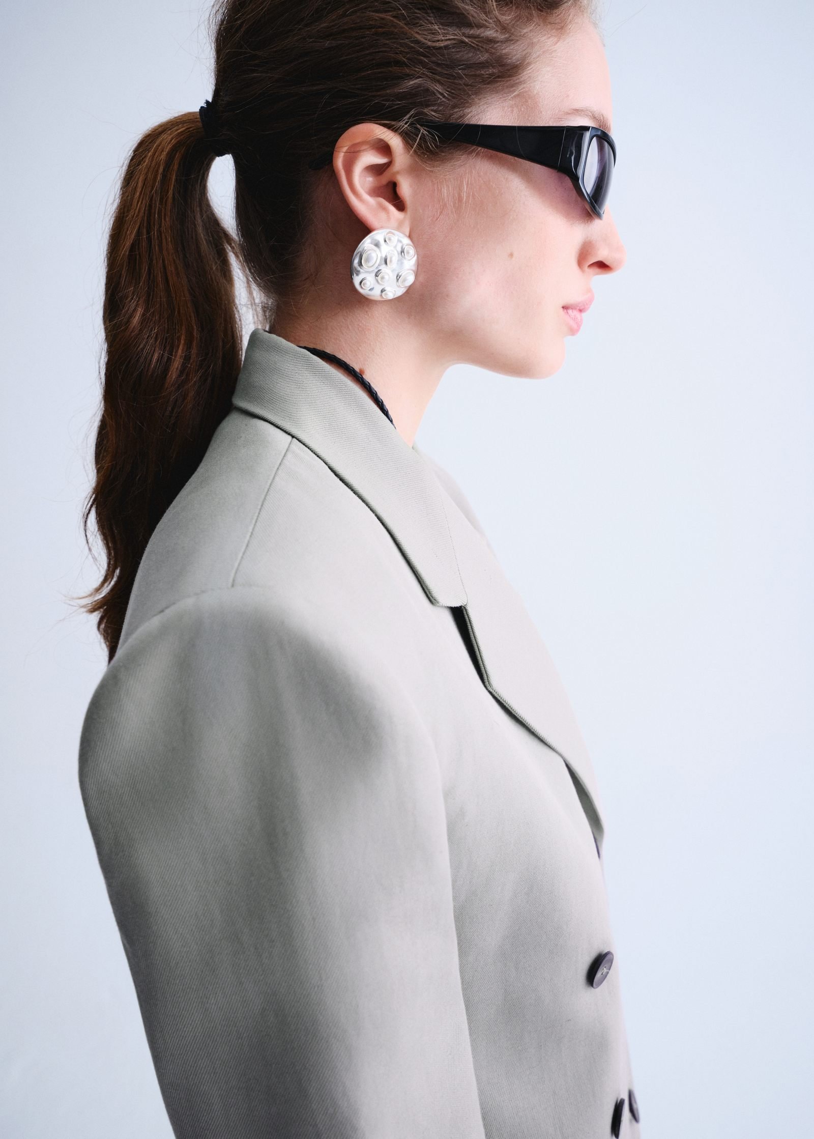 Blazer cruzado com fecho de botões - Image 7