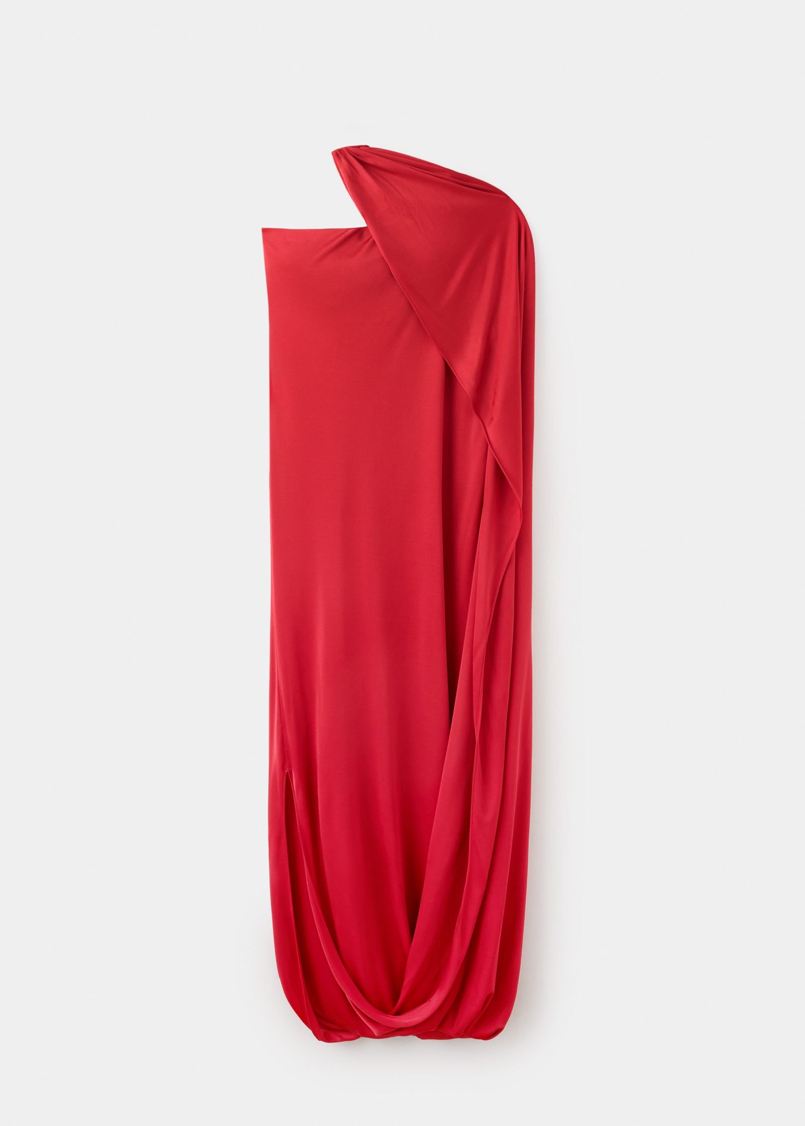 Vestido caicai com detalhe de capa - Image 8